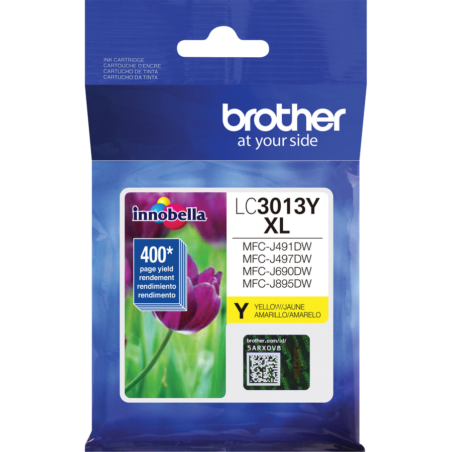Brother LC3013Y Original High Yield Inkjet Ink Cartridge - Single Pack - Yellow - 1 Each - 400 Pages