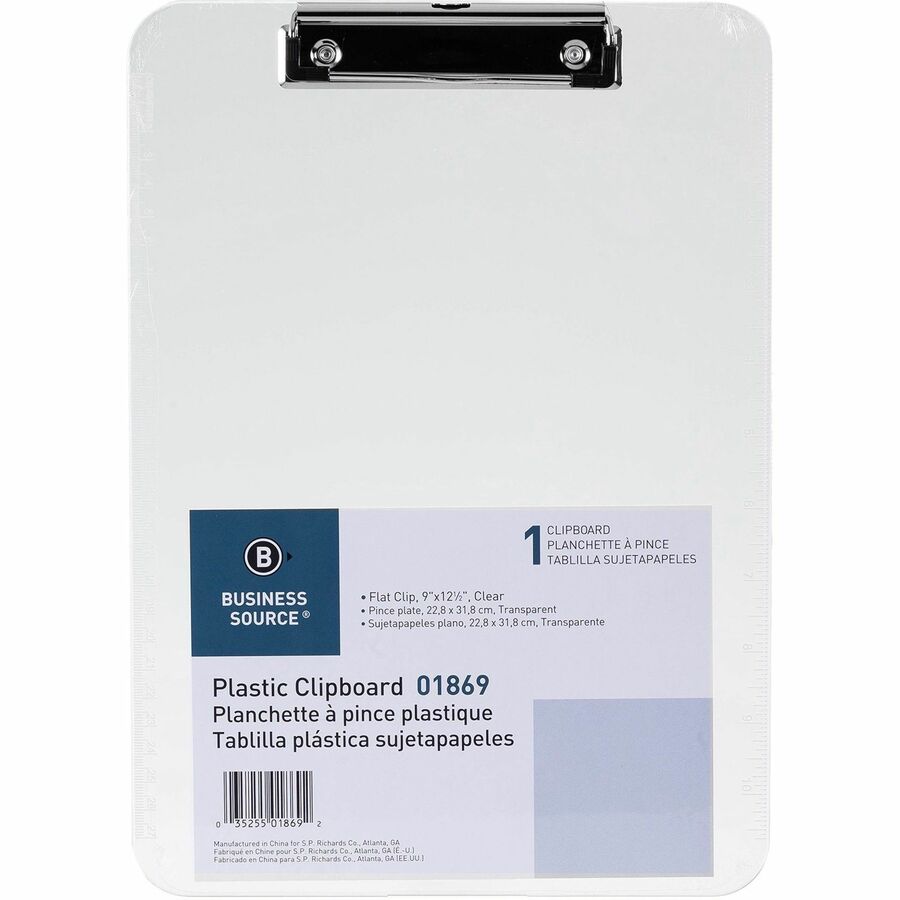 Picture of Business Source Flat Clip Clipboard