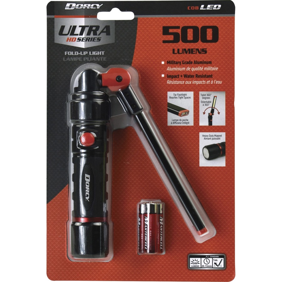 Dorcy Ultra HD Series Foldable Flashlight - LED - 500 lm Lumen - 3