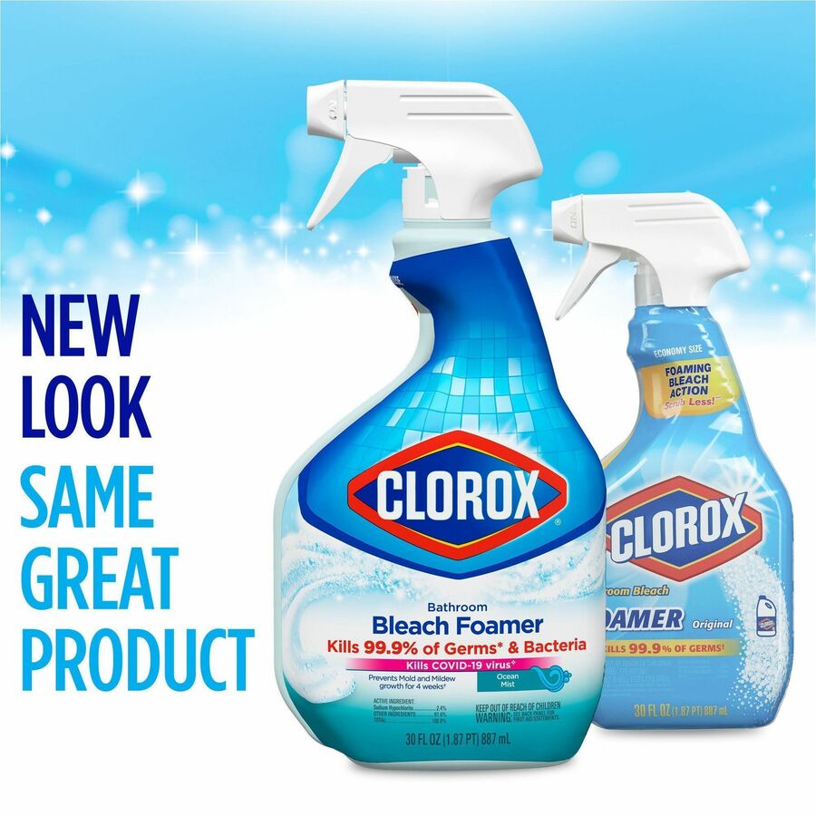 Clorox Disinfecting Bathroom Foamer with Bleach - Restroom & Toilet ...