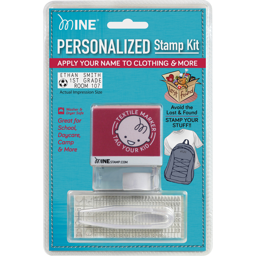 NAME STAMP for Clothing CLOTHING Stamp Custom Name Stamp Fabric Stamp  Clothing Markers Textile Stamp Daycare Stamp Name Stamp 