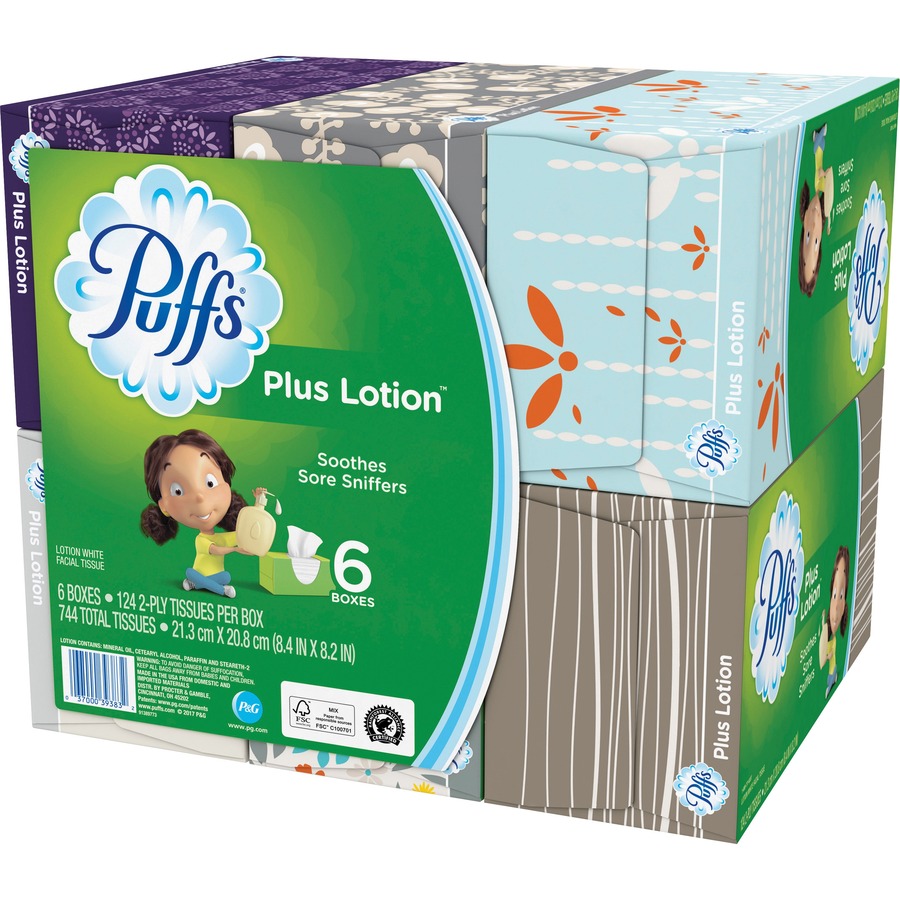 Puffs Plus Lotion Facial Tissue