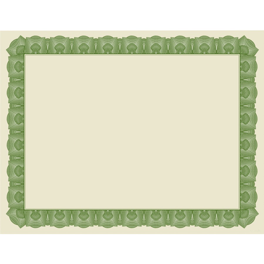 certificate border green