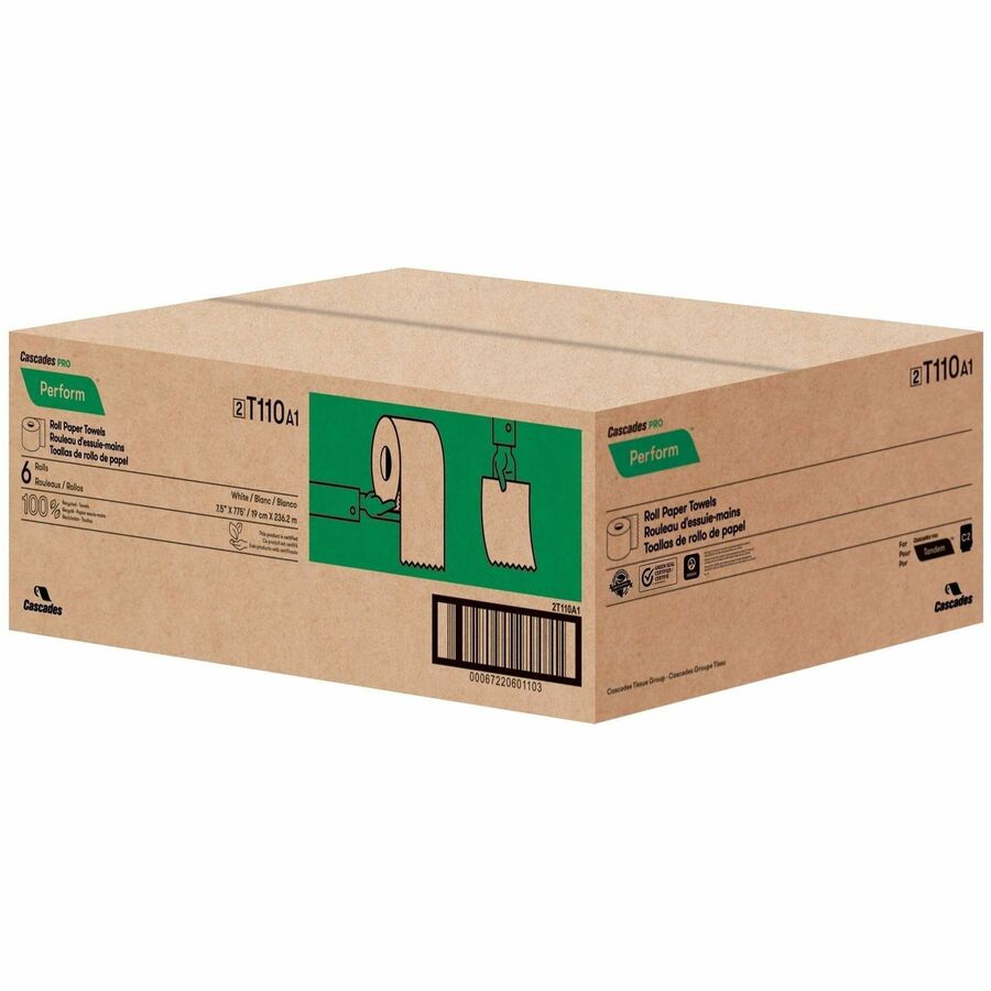 Picture of Roll Towels for Tandem, 1 Ply, 775 ft, 6 PK/CT