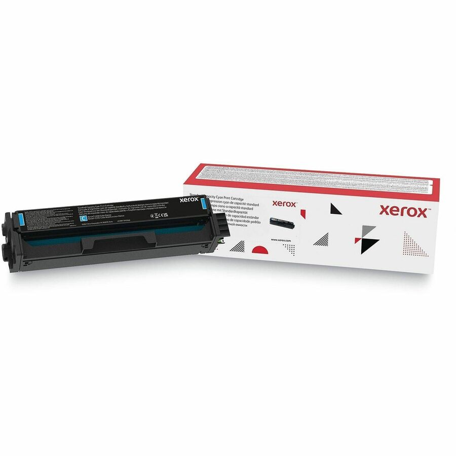 Xerox Genuine Xerox&reg; C230 Color Printer, C235 Color Multifunction Printer Cyan Standard capacity Toner Cartridge (1500 Pages) - 006R04384