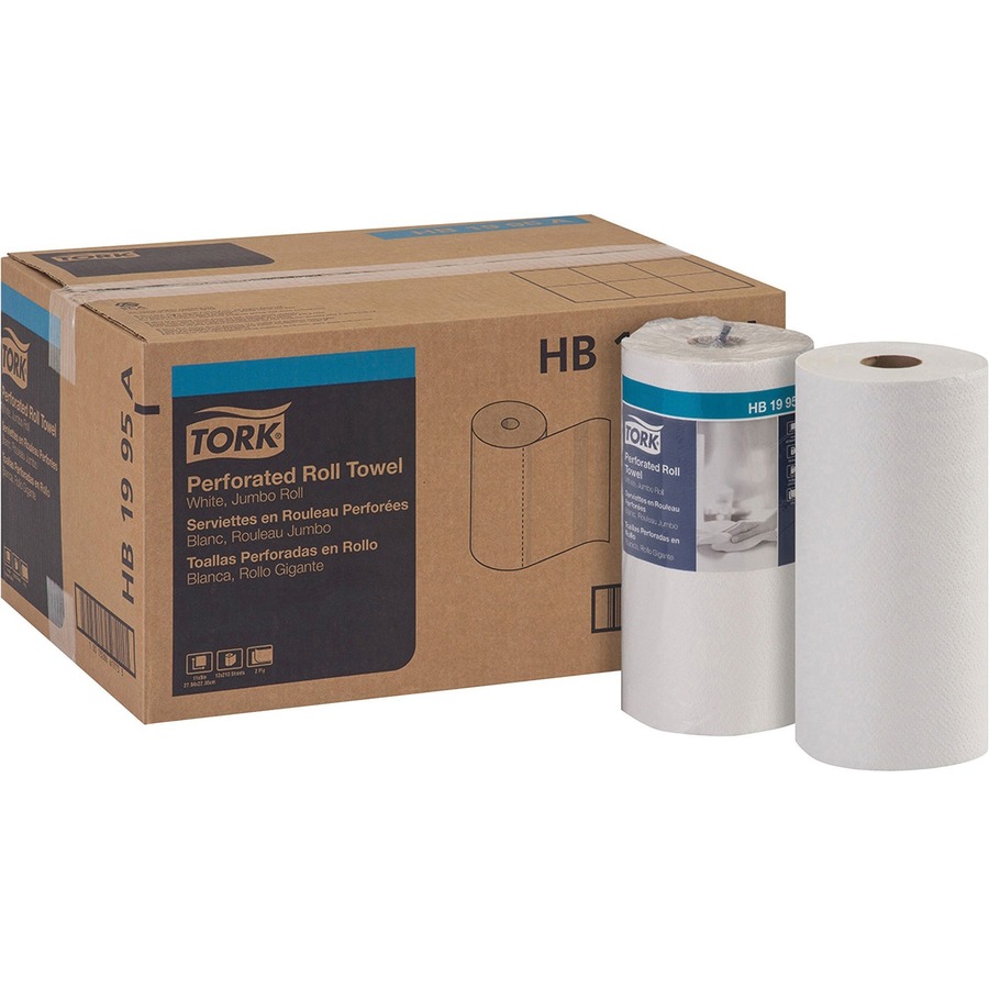 Picture of Perforated Roll Towel, 2-ply, jumbo size, high-absorbency, 12 RL/CT