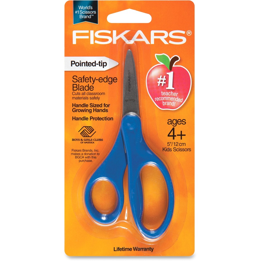 Fiskars Softgrip Left-handed Pointed-tip Kids Scissors (5 in.)