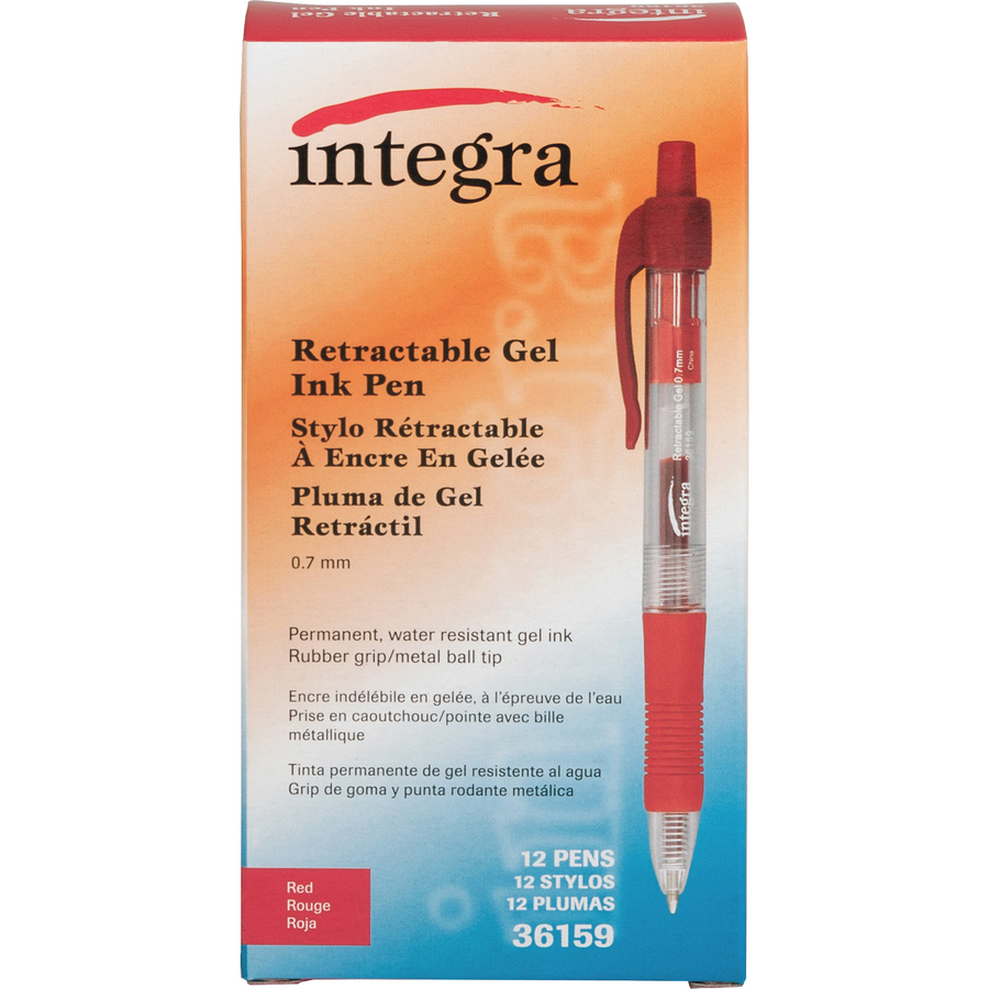 Stylo à encre gel r&eacute;tractable Integra