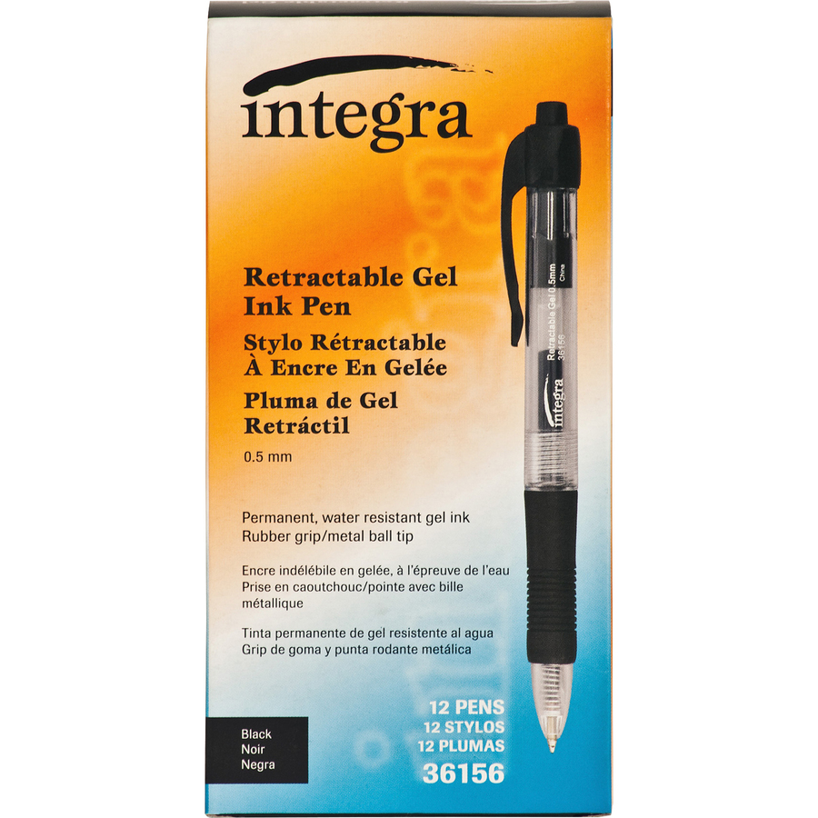 Stylo à encre gel r&eacute;tractable Integra