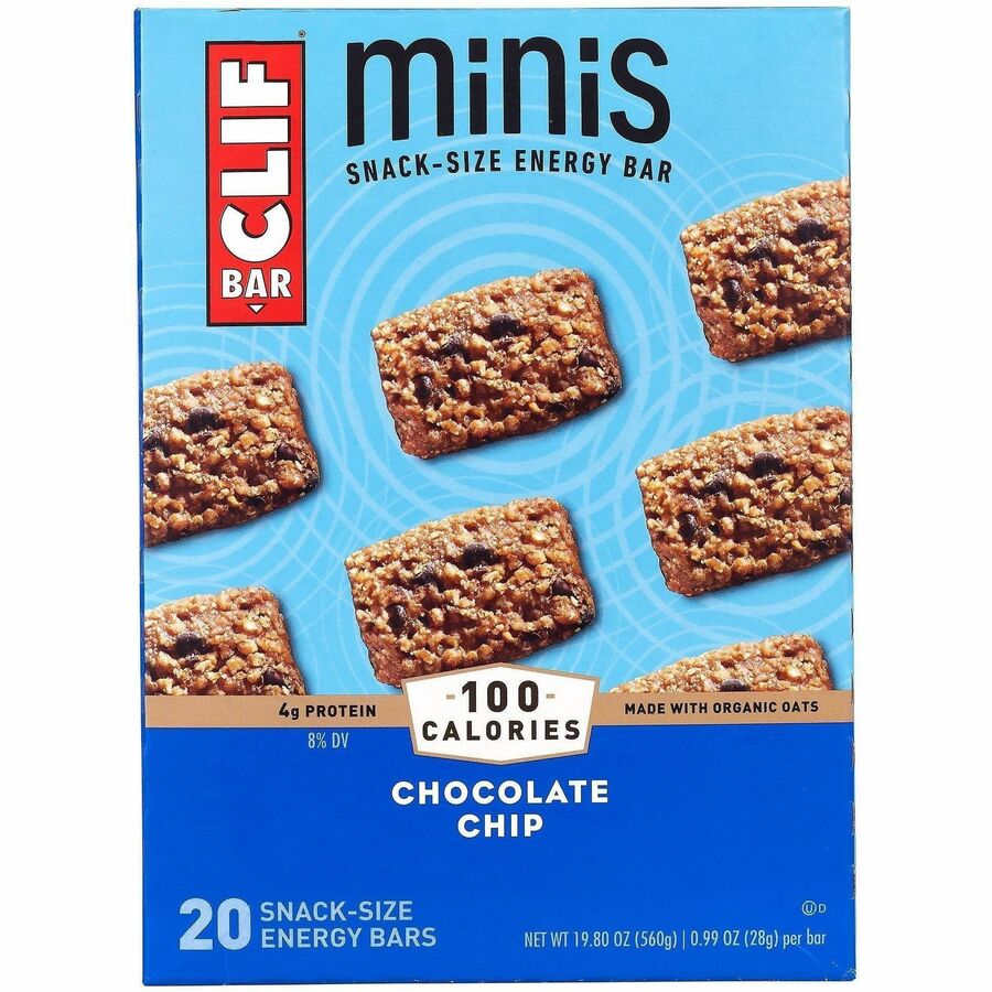 Picture of Clif Mini Chocolate Bars, energy snack minis, 20/CT