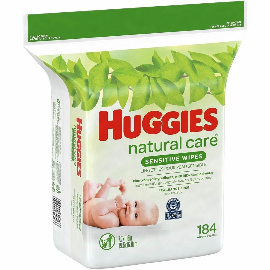 Picture of Baby Wipes, unscented, counts vary, multi-pack, 8/CT