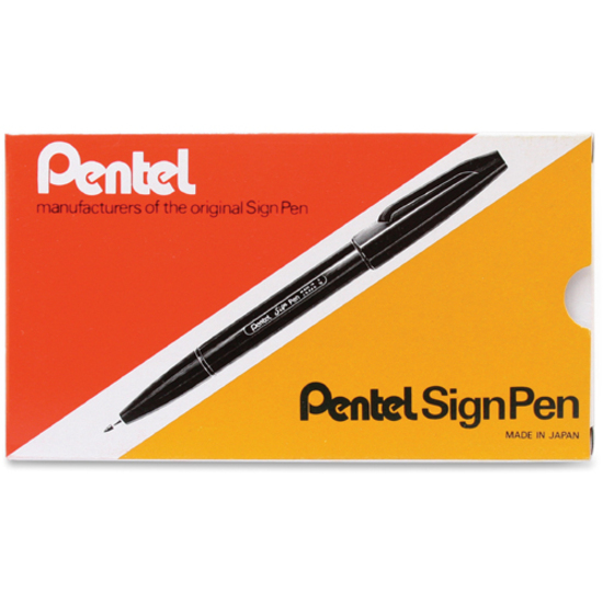 Pentel - Stylo &#224; pointe poreuse Sign Pen