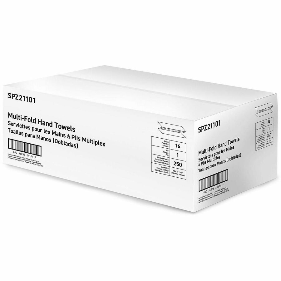 Embossed Multi-Fold Hand  Towels, 250/PK, 16PK/CS