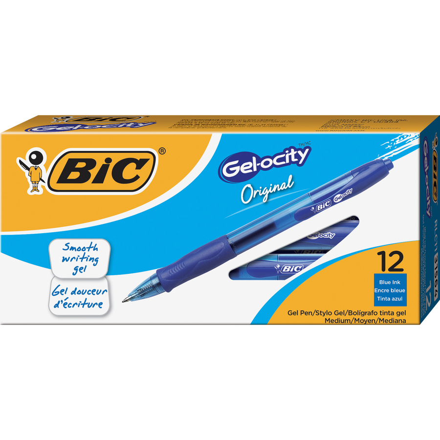 BIC® Gelocity™ Quick Dry Retractable Gel Pen, Black, 48 Pack 