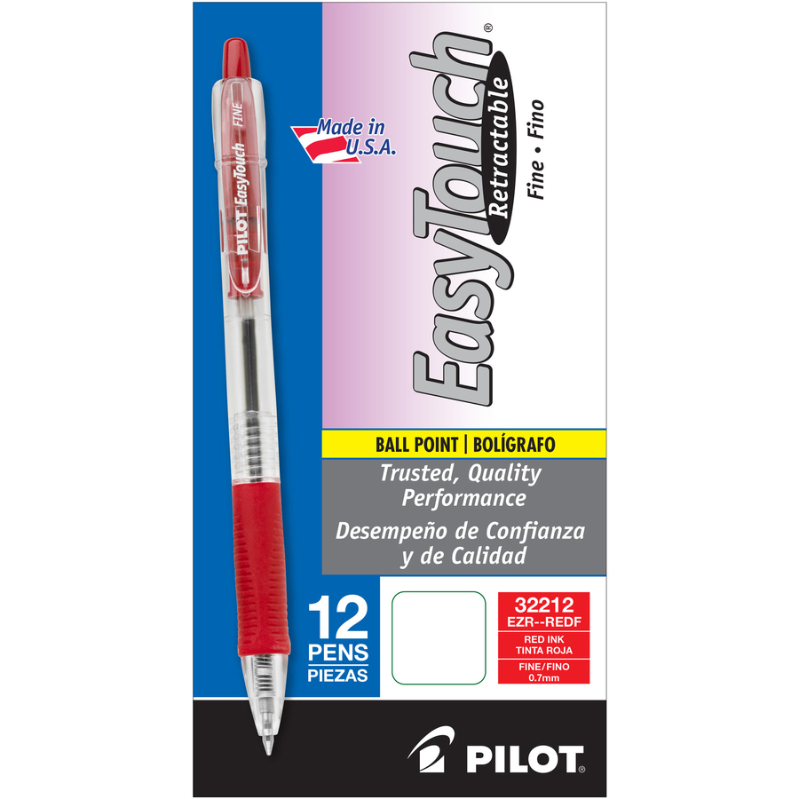 Pilot EasyTouch Ball Point Pens 2PK