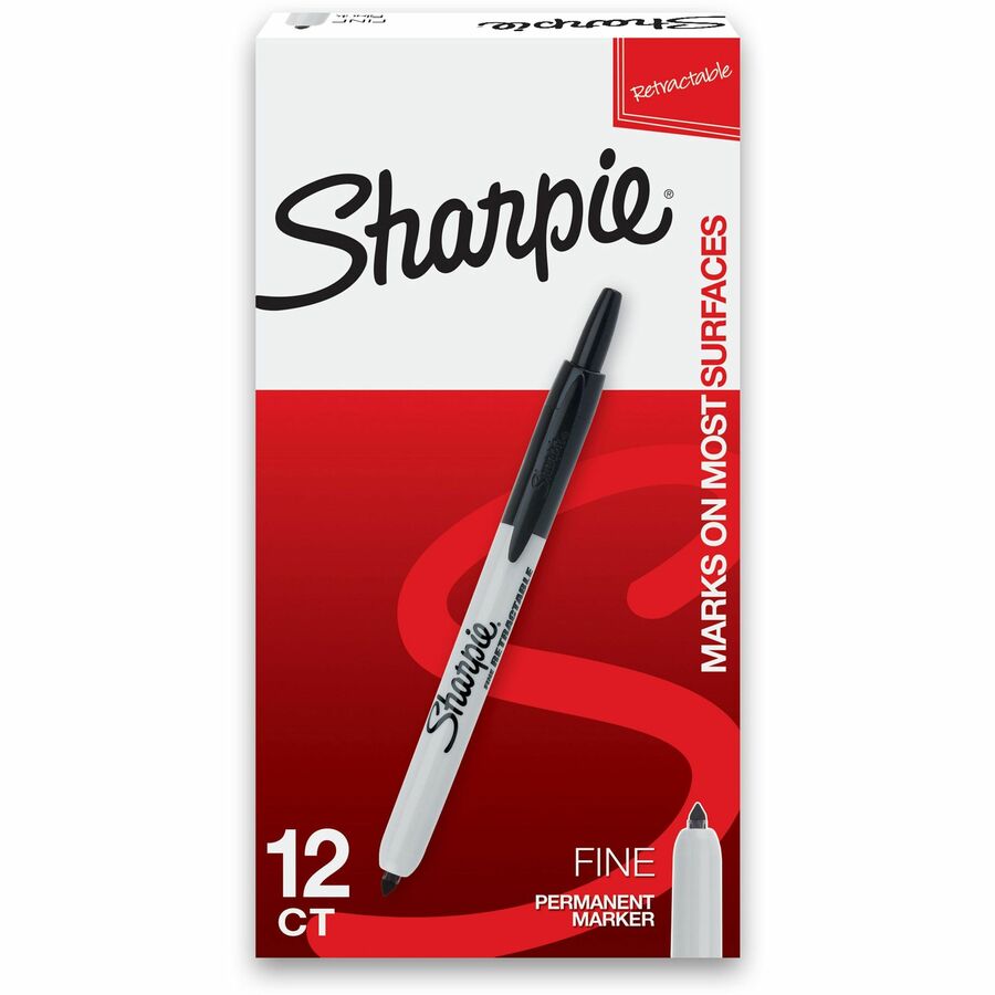 SAN32701-Sharpie Retractable Fine Point Permanent Markers