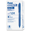 Pentel® EnerGel-X Retractable Roller Gel Pen, 1mm, Trans Blue Barrel, Blue Ink, Dozen Thumbnail 2