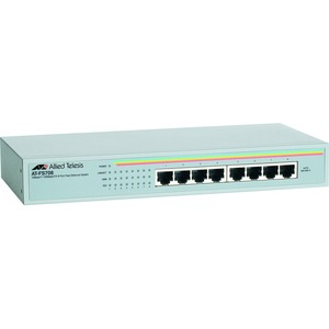 Allied Telesis AT-FS708-10 unmanaged Ethernet Switch - 8 x 10/100Base-TX