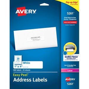Avery® Easy Peel Address Labels - 1