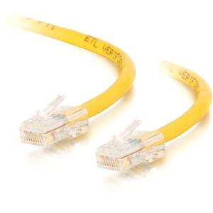 C2G-25ft Cat5e Non-Booted Crossover Unshielded (UTP) Network Patch Cable - Yellow