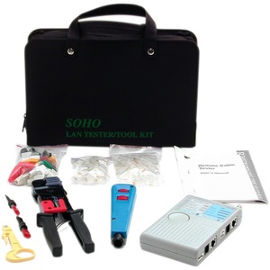 StarTech.com Professional RJ45 Network Installer Tool Kit with Carrying Case - Network Installation Kit - Network tool tester kit - StarTech.com Professional RJ45 Network Installer Tool Kit with Carrying Case - Network Installation Kit - Network tool tester kit