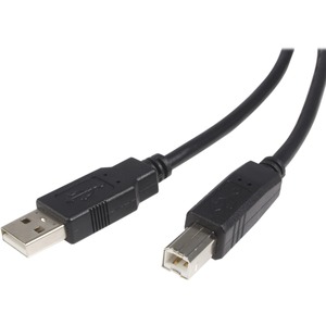StarTech.com 10 ft USB 2.0 Certified A to B Cable - M/M - Type A Male - Type B Male - 10ft - Black