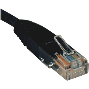 Tripp Lite by Eaton Cat5e 350 MHz Molded (UTP) Ethernet Cable (RJ45 M/M) PoE - Black 7 ft. (2.13 m)