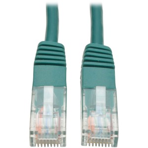 Tripp Lite by Eaton Cat5e 350 MHz Molded (UTP) Ethernet Cable (RJ45 M/M) PoE - Green 7 ft. (2.13 m)