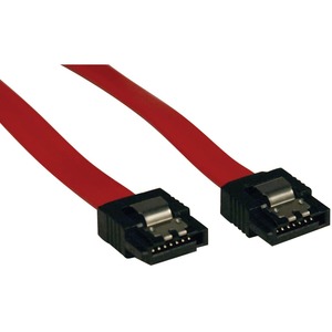Tripp Lite by Eaton Serial ATA (SATA) Latching Signal Cable (7Pin/7Pin) 19-in. (48.26 cm)
