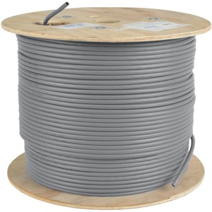 Tripp Lite by Eaton Cat5e 350 MHz Stranded-Core (UTP) PVC Bulk Ethernet Cable - Gray 1000 ft. (304.8 m) TAA