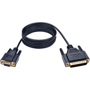 Tripp Lite by Eaton Null Modem Serial DB9 Serial Cable (DB9 to DB25 F/M) 6 ft. (1.83 m)