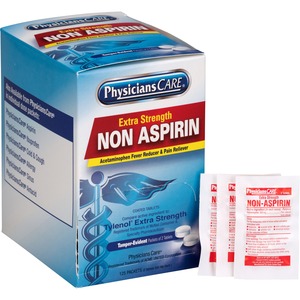 PhysiciansCare+Single+Dose+Non-Aspirin+Pain+Reliever+-+For+Pain%2C+Fever+-+125+%2F+Box+-+2+Per+Packet