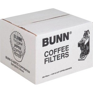 BUNN Home Brewer Coffee Filters - 250 / Box - White