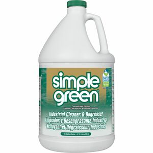 Simple+Green+Industrial+Cleaner%2FDegreaser+-+Concentrate+-+128+fl+oz+%284+quart%29+-+Original+Scent+-+1+Each+-+Non-toxic%2C+Non-flammable%2C+Non-alcohol%2C+Pleasant+Scent%2C+Non-abrasive+-+White