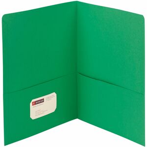 Smead+Letter+Recycled+Pocket+Folder+-+8+1%2F2%26quot%3B+x+11%26quot%3B+-+100+Sheets+Capacity+-+Folder+-+2+Pocket%28s%29+-+11+pt.+-+Leatherette+-+Green+-+10%25+Recycled+-+25+%2F+Box