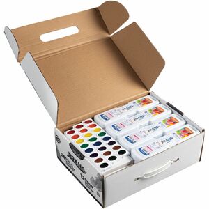 Prang+8-Color+Oval+Watercolor+Master+Pack+-+8+Color%28s%29+-+Assorted+-+0.17+fl+oz+-+8%2FSet+-+36+%2F+Carton