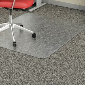 Lorell+Low-Pile+Economy+Chairmat+-+Carpeted+Floor+-+60%26quot%3B+Length+x+46%26quot%3B+Width+x+0.095%26quot%3B+Thickness+-+Rectangular+-+Vinyl+-+Clear+-+1Each