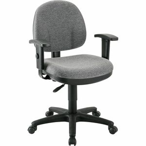 Lorell+Millenia+Series+Pneumatic+Adjustable+Task+Chair+-+Gray+Seat+-+1+Each