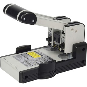 CARL+XHC2100+Extra+Heavy-duty+Two+Hole+Punch+-+2+Punch+Head%28s%29+-+100+Sheet+of+20lb+Paper+-+1%2F4%26quot%3B+Punch+Size+-+Blue