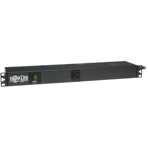 Tripp Lite by Eaton PDU 1.4kW Single-Phase Local Metered PDU 120V Outlets (13 5-15R) 5-15P 100-127V Input 15 ft. (4.57 m) Cord 1U Rack-Mount