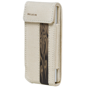 Belkin Canvas Flip Case for iPod nano 2G - Canvas - Brown-Taupe