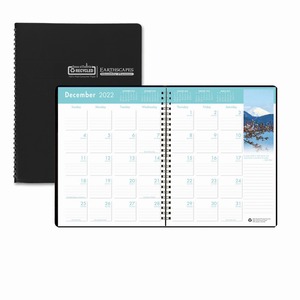 House of Doolittle Earthscapes Wirebnd Color Monthly Planner