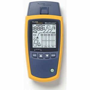 Fluke Networks MicroScanner2 Cable Verifier - RJ-45 10/100/1000Base-T Network