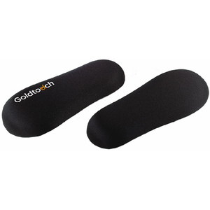 Goldtouch Black Gel Filled Palm Supports - Black