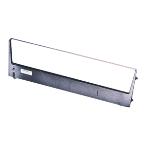 Printek Black Fabric Ribbon - Dot Matrix - 23 Million Characters - Black