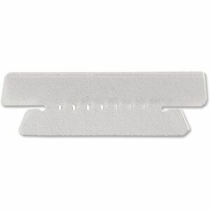 SKILCRAFT%C2%AE+Hanging+File+Folder+Tabs+-+Clear+Plastic+Tab%28s%29+-+25+%2F+Pack