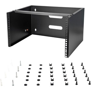 StarTech.com 6U 13.78 n Deep Wallmounting Bracket for Patch Panel - Mount networking equipment and shallow rackmount devices with this 6U wall-mountable rack - wall mounting bracket - wall mount bracket - wall mount bracket - wall rack mount - wall server rack