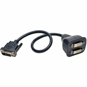 Tripp Lite by Eaton DVI Y Splitter Cable Digital Monitors (DVI-D M to 2x F) 1 ft. (0.31 m)