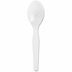 Genuine+Joe+Heavyweight+Disposable+Spoons+-+100%2FBox+-+Disposable+-+White