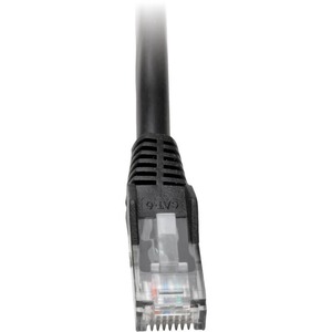 Tripp Lite by Eaton Cat6 Gigabit Snagless Molded (UTP) Ethernet Cable (RJ45 M/M) PoE Black 2 ft. (0.61 m)